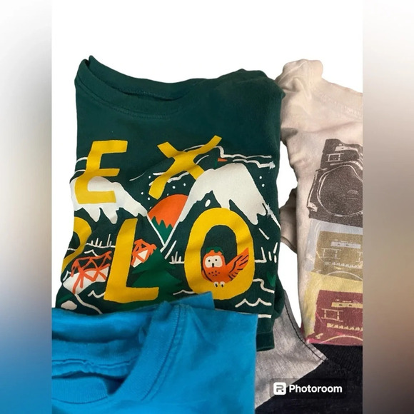 Old Navy Kid’s Graphic Tees Short Sleeve 10 Shirt Bundle - Picture 5 of 11